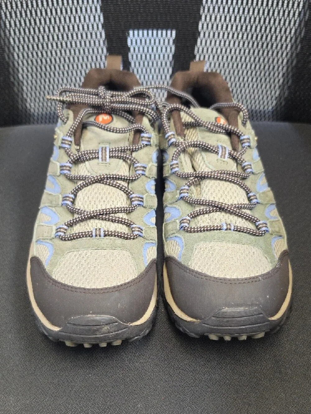 Merrell Men's Olive Green and Brown Trail Sneakers